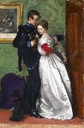 Sir John Everett Millais Black Brunswicker oil painting